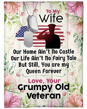 Veteran's Wife - Cyber Monday Sale Large Fleece Blanket - 60" x 80" front