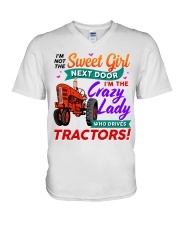 Farm Girl V-Neck T-Shirt tile