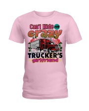 Trucker's Girlfriend Ladies T-Shirt tile