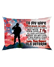 GIFT FOR YOUR WIFE - PREMIUM Rectangular Pillowcase back