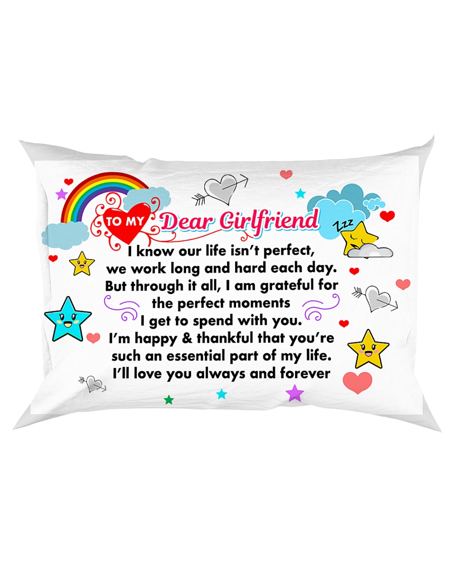 GIFT FOR YOUR GIRLFRIEND - PREMIUM Rectangular Pillowcase
