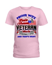 Veteran's Wife Ladies T-Shirt tile