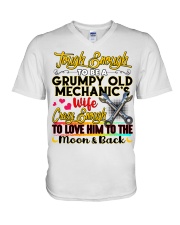 Mechanic's Wife V-Neck T-Shirt tile