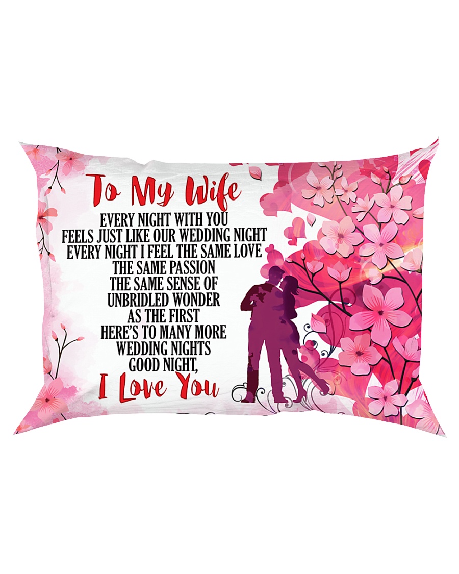 GIFT FOR YOUR WIFE - PREMIUM Rectangular Pillowcase