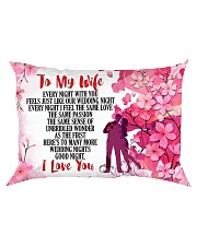 GIFT FOR YOUR WIFE - PREMIUM Rectangular Pillowcase front