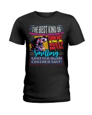 BEST KIND OF WELDER'S MOM Ladies T-Shirt thumbnail