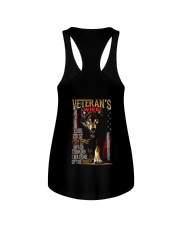 VETERAN'S WIFE - I'M THE WOLF Ladies Flowy Tank thumbnail