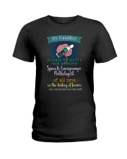 PROUD SLP'S MOM Ladies T-Shirt tile
