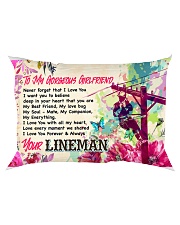 GIFT FOR A LINEMAN'S GIRLFRIEND - PREMIUM Rectangular Pillowcase front