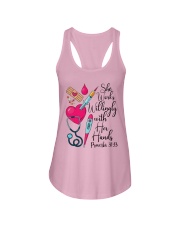Nurse Ladies Flowy Tank tile