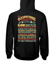 OCCUPATIONAL THERAPIST Hooded Sweatshirt back