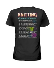 KNITTING COMMANDMENTS Ladies T-Shirt thumbnail
