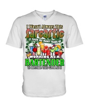 Bartender V-Neck T-Shirt tile