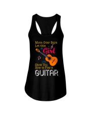 Female Guitarist Ladies Flowy Tank thumbnail