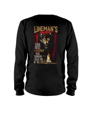 LINEMAN'S WIFE - I'M THE WOLF Long Sleeve Tee tile