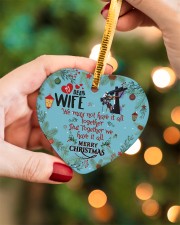 Lineman's Wife - Heart ornament - single (porcelain) aos-heart-ornament-single-porcelain-lifestyles-08