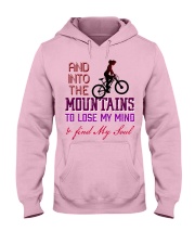 Mountain Biking Hooded Sweatshirt front