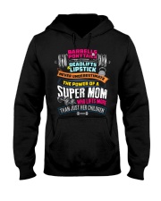 POWER OF MOM WEIGHT LIFTING MOM Hooded Sweatshirt tile