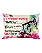 GIFT FOR AN OILFIELD MAN'S GIRLFRIEND - PREMIUM Rectangular Pillowcase front