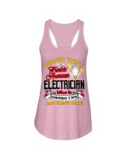 Electrician's Wife Ladies Flowy Tank tile