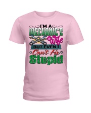 Mechanic's Wife Ladies T-Shirt tile