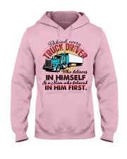 Trucker's Mom Hooded Sweatshirt front