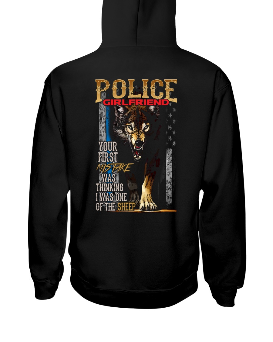 POLICE OFFICER'S GIRLFRIEND - I'M THE WOLF Hooded Sweatshirt