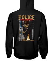 POLICE OFFICER'S GIRLFRIEND - I'M THE WOLF Hooded Sweatshirt back