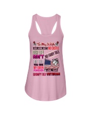 Veteran's Wife Ladies Flowy Tank tile