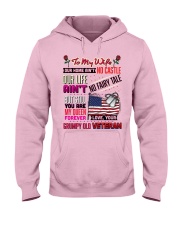 Veteran's Wife Hooded Sweatshirt front