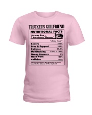 Trucker's Girlfriend Ladies T-Shirt tile