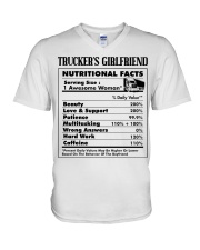 Trucker's Girlfriend V-Neck T-Shirt tile