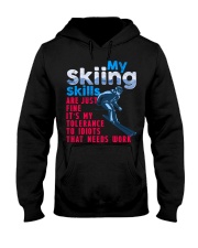SKIING Hooded Sweatshirt front