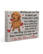 DACHSHUND LOVER - Premium 14x11 Gallery Wrapped Canvas Prints front