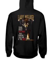 LADY WELDER - I'M THE WOLF Hooded Sweatshirt back