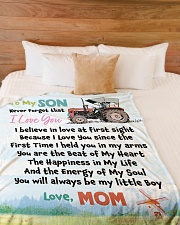 Gift For Farmer Premium Large Fleece Blanket - 60" x 80" aos-coral-fleece-blanket-60x80-lifestyle-front-02