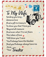Trucker's Wife Premium Large Fleece Blanket - 60" x 80" front