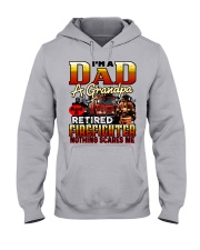 Retired Firefighter Hooded Sweatshirt front