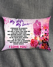GIFT FOR YOUR WIFE - PREMIUM Rectangular Pillowcase aos-pillow-rectangle-front-lifestyle-1