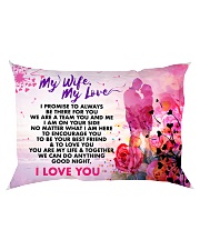 GIFT FOR YOUR WIFE - PREMIUM Rectangular Pillowcase back