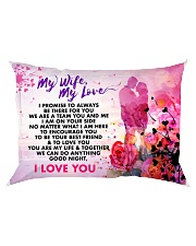 GIFT FOR YOUR WIFE - PREMIUM Rectangular Pillowcase front
