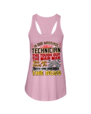 Technician's Wife Ladies Flowy Tank tile