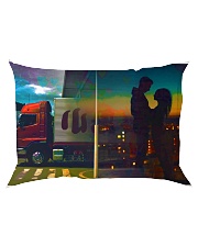 GIFT FOR A TRUCKER'S WIFE - PREMIUM Rectangular Pillowcase back