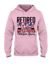 Retired Nurse Hooded Sweatshirt front