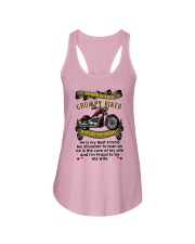 Biker's Wife Ladies Flowy Tank tile
