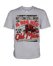 Old Trucker V-Neck T-Shirt tile