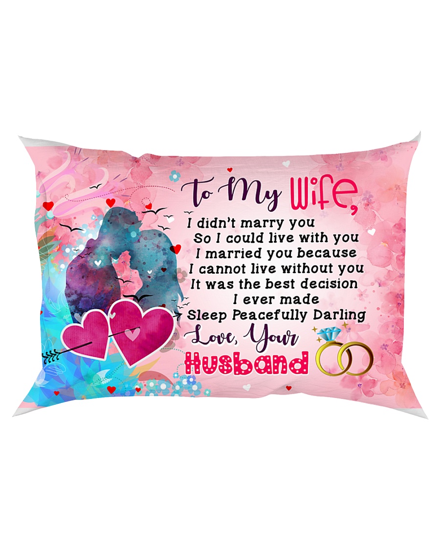 GIFT FOR YOUR WIFE - PREMIUM Rectangular Pillowcase