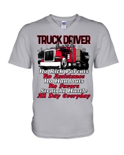 TRUCKER V-Neck T-Shirt tile