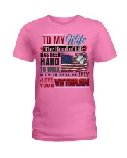 Veteran's Wife Ladies T-Shirt tile