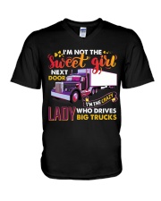 Lady Trucker V-Neck T-Shirt tile